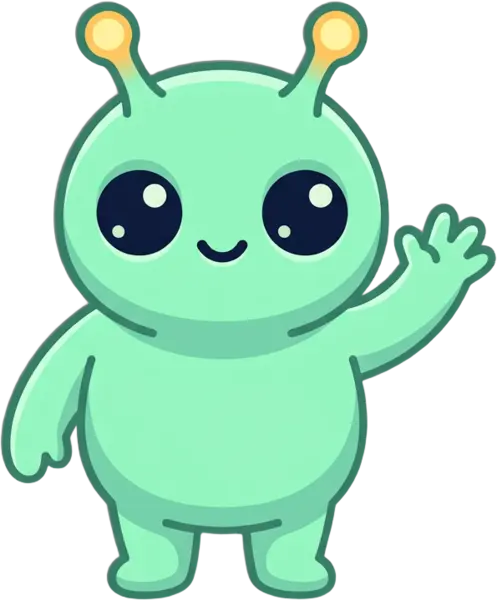 Friendly alien companion